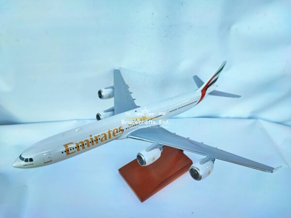 Model of Airbus A340-500 Emirates Airlines with detailed craftsmanship.